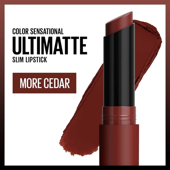 Maybelline UltiMatte Matte Lip Color 188 More Cedar - Picture 2 of 4